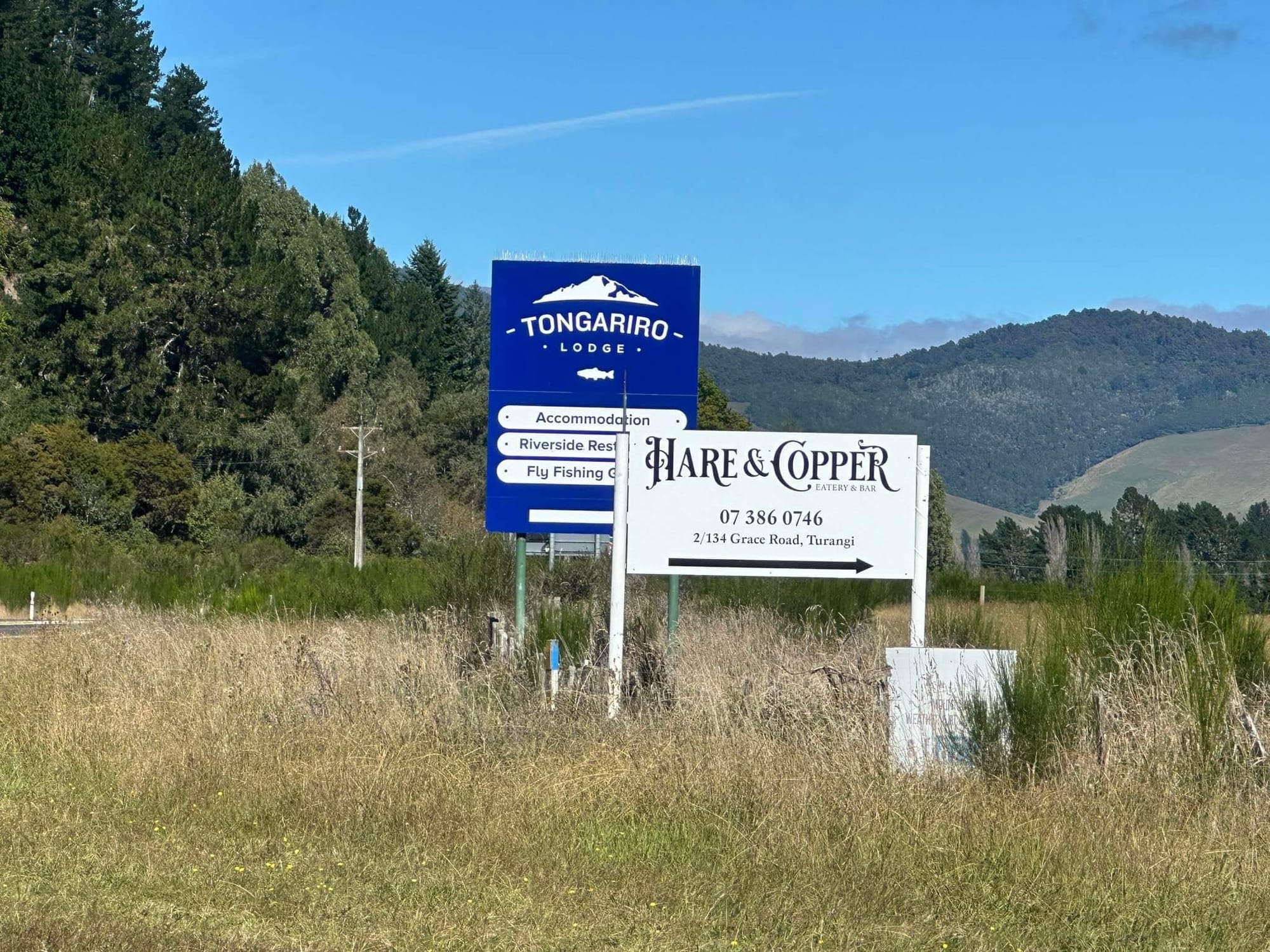 Hare and Copper sign