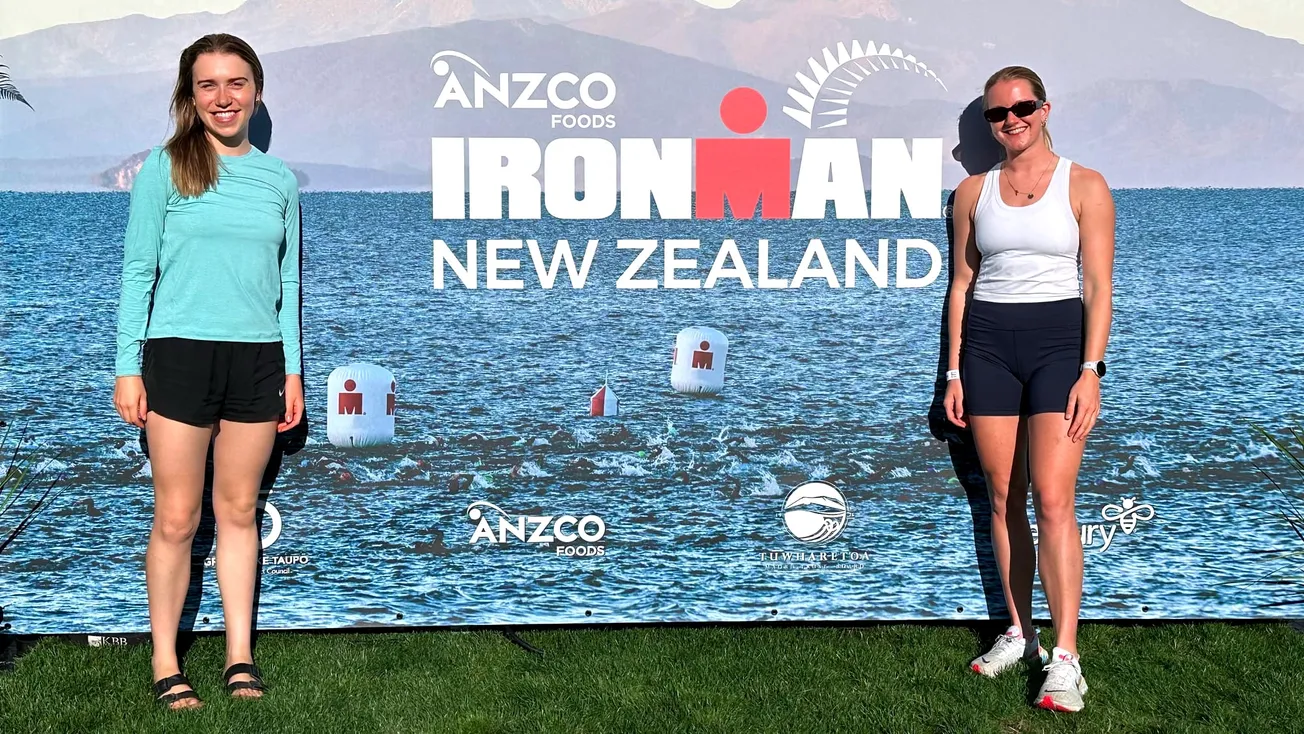 Izzy and Hannah from Scotland are doing their first ever IRONAMAN