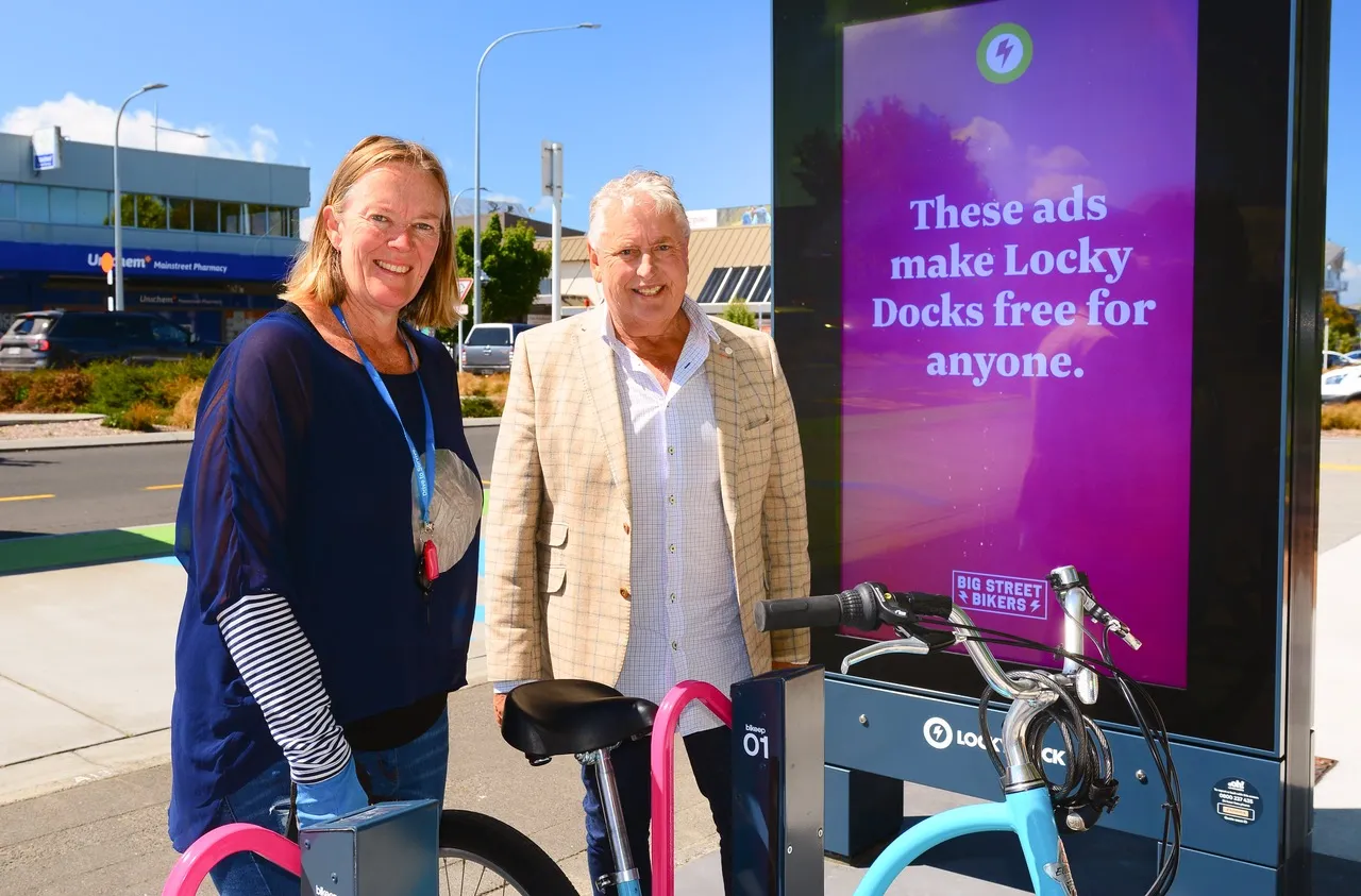 Free Smart Bike Lockers Launch in Taupō CBD