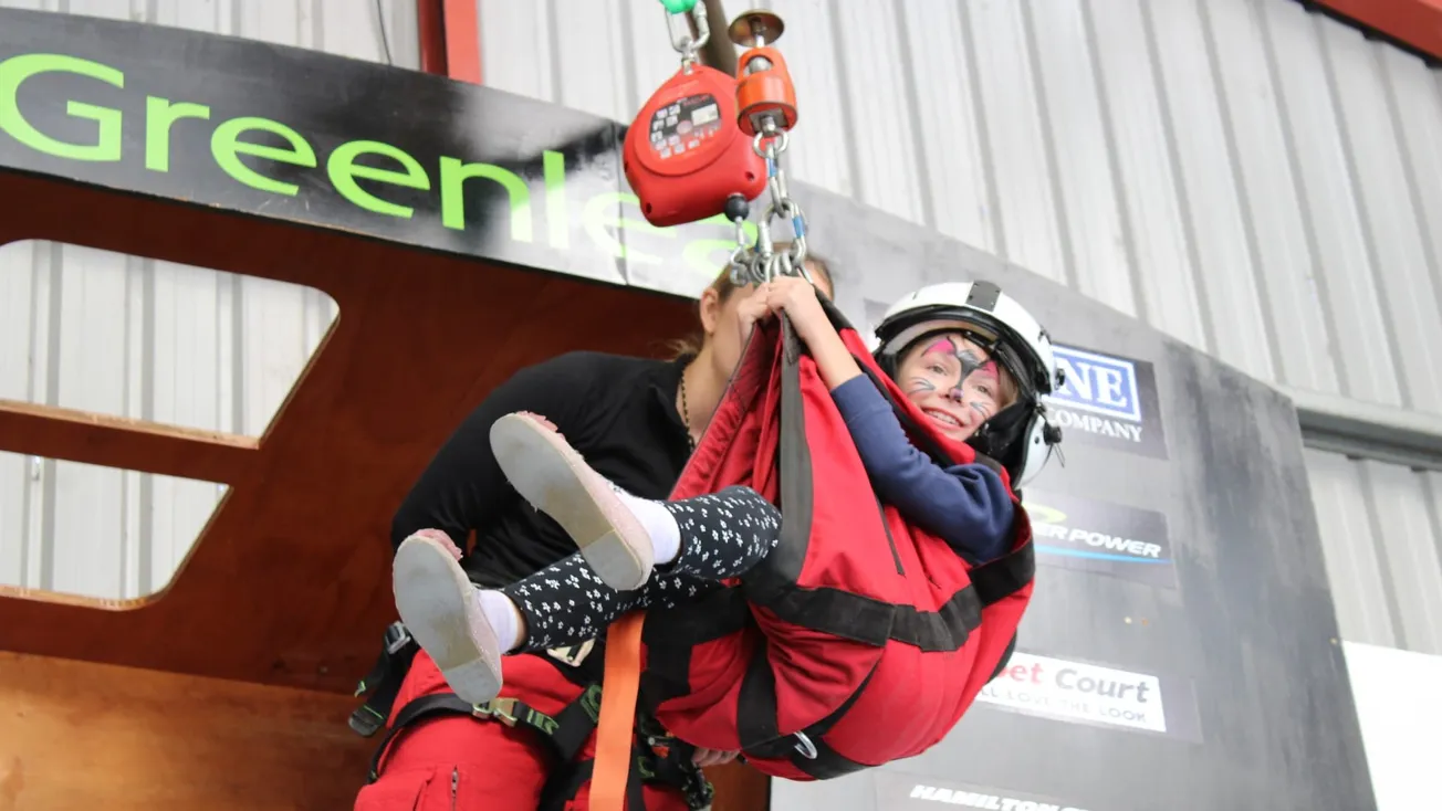 Greenlea Rescue Helicopter draws crowds