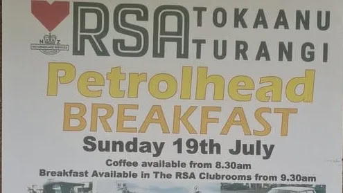 Turangi Petrolhead Breakfast