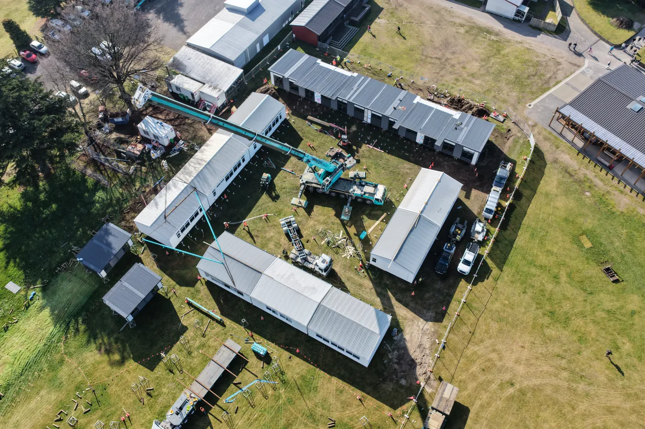 Taupō-nui-a-Tia College students should be all back on the one site next term