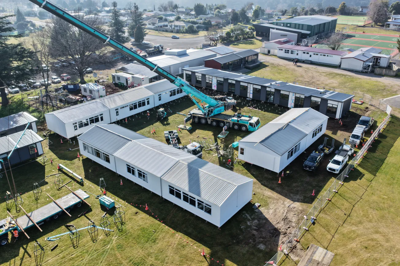 School marks another milestone as it rebuilds following fire