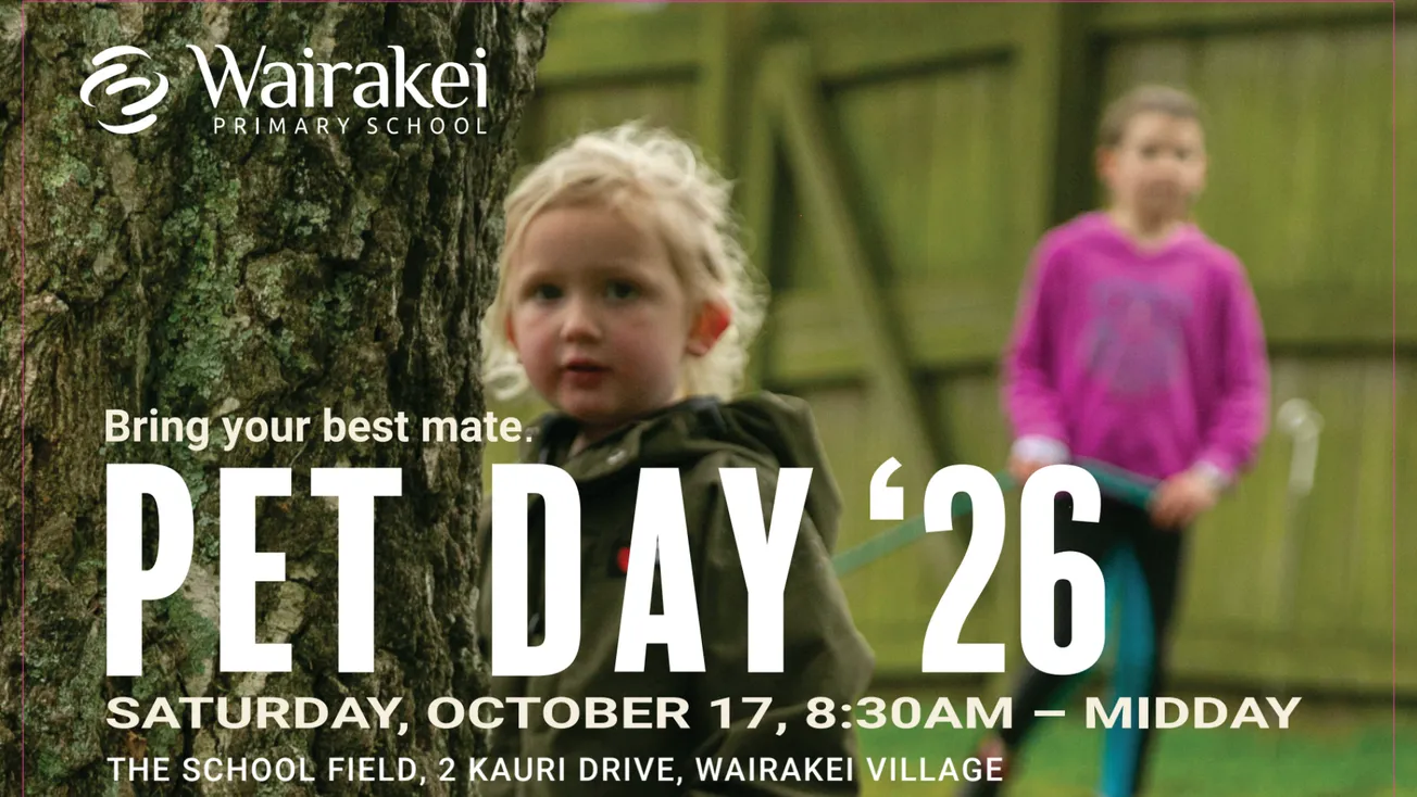 Wairakei Primary School Annual Pet Day