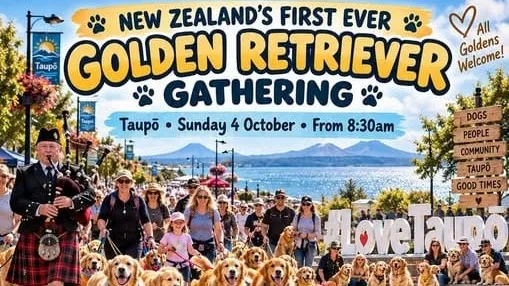 New Zealand’s First-Ever Golden Retriever Gathering