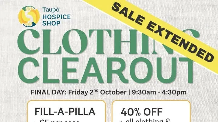 Hospice Clothing Clearout Sale
